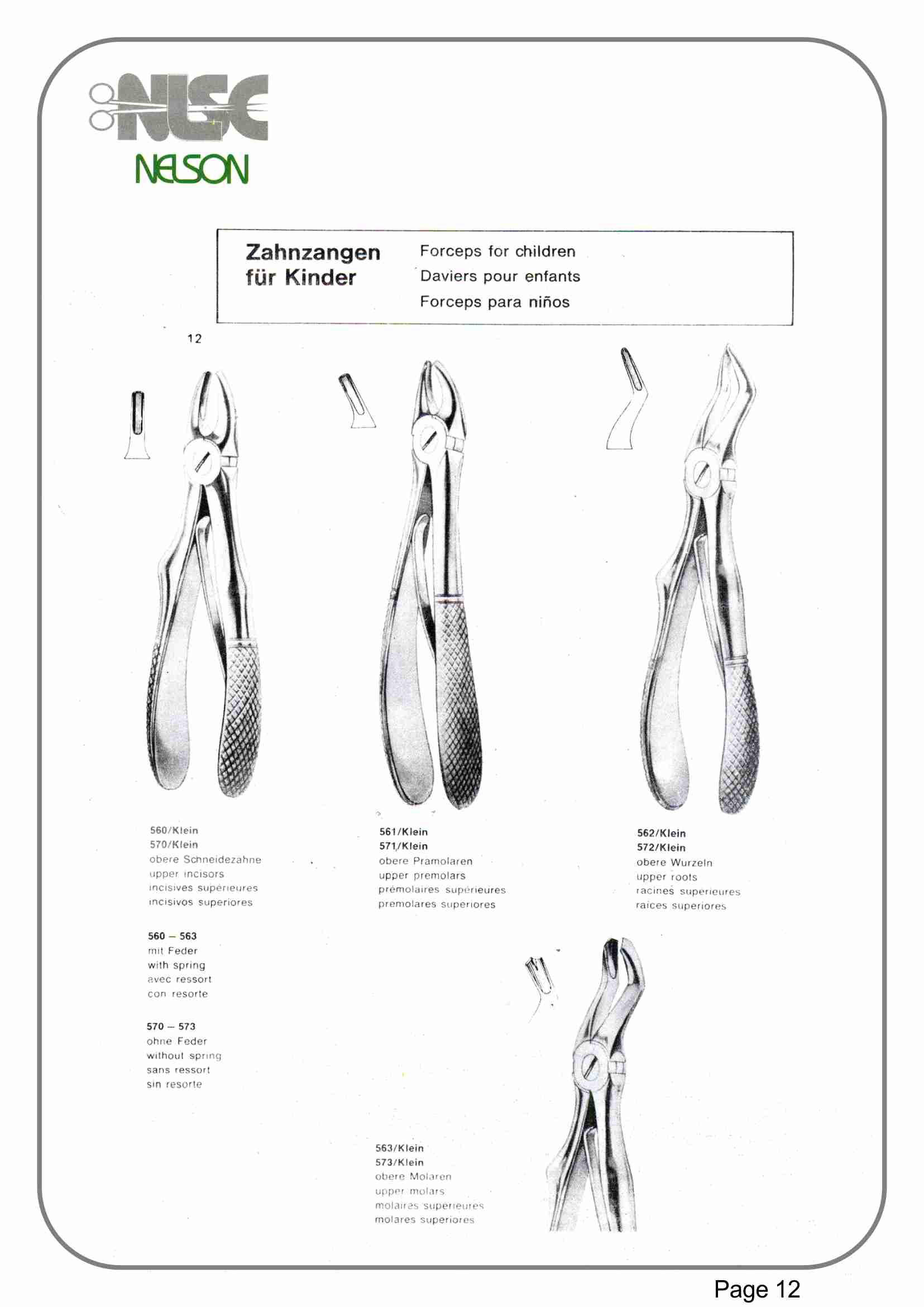 Forceps for children