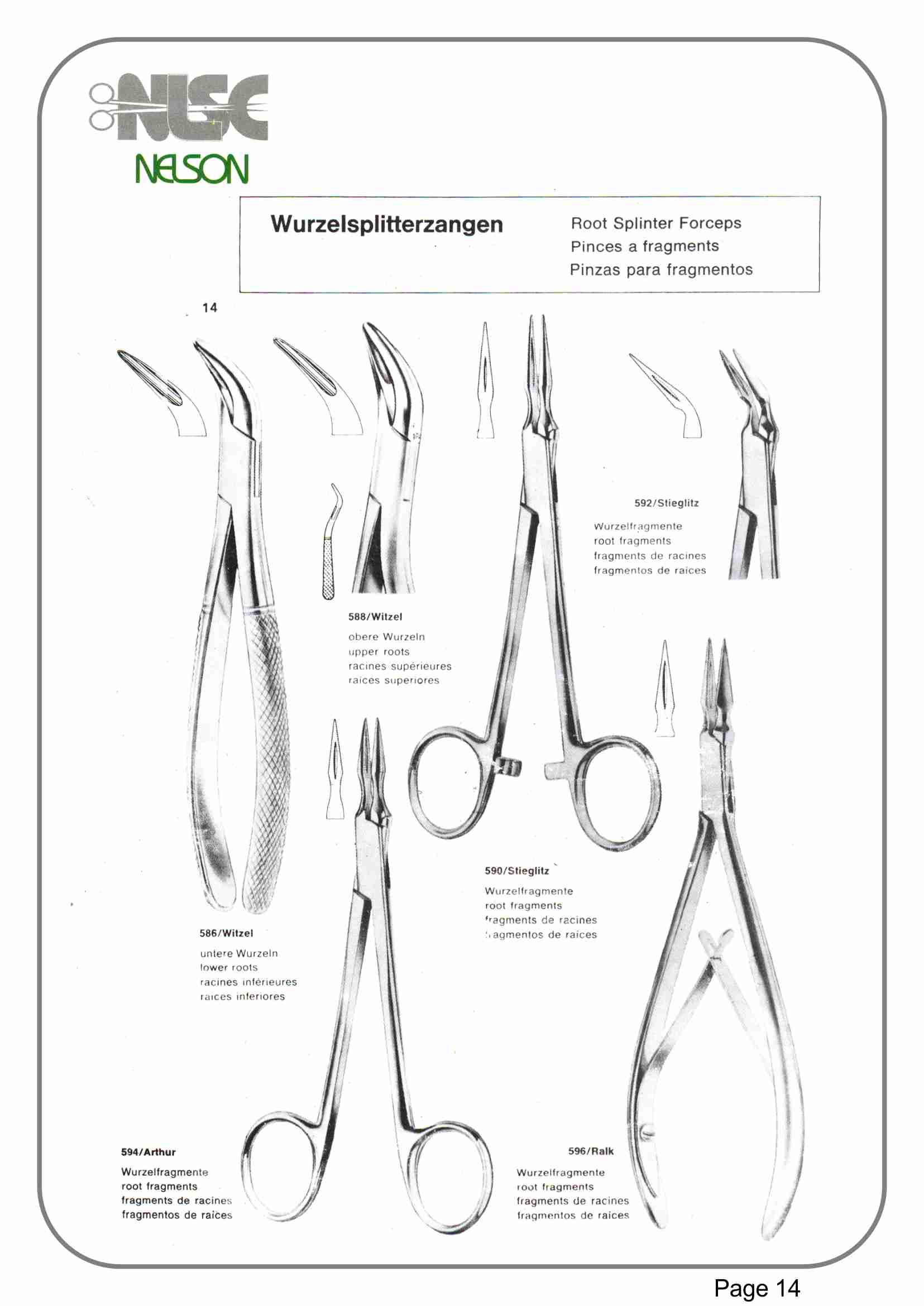 Root Splinter Forceps